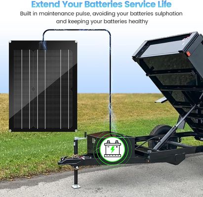 Trickle Zonne-Auto Battery Maintainer Charger Voor RV 15W 12V