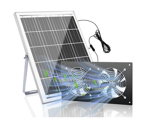 FTB20 Outdoor Solar Panel Kit aangedreven uitlaatventilator voor kippenhok IP65 waterdicht