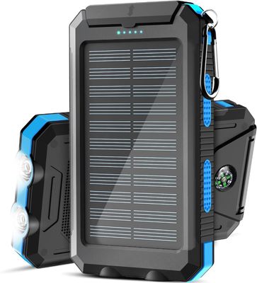 38800mAh Zonne-energie USB Power Bank Waterdicht Voor buiten kamperen