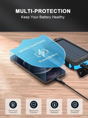 38800mAh Zonne-energie USB Power Bank Waterdicht Voor buiten kamperen