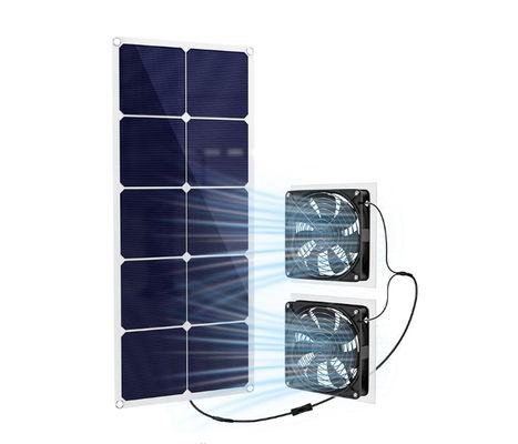 FTBM30 Zonnepaneel Fan Kit, 30W, Zonne-aangedreven, Draagbare Weerbestendige IP65