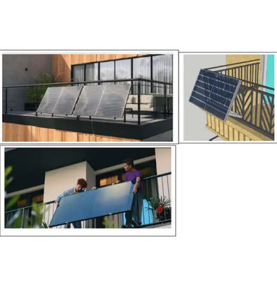 600w Gird Balkon Zonnepanelen Monokristallijn Silicium