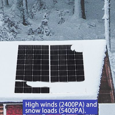 12V 24V mono PV rigide zonnepaneelmodule 300W 150W Vermogen