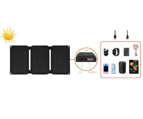 20W draagbare zonnepanelen opladers opvouwbare kleine energie nood ETFE panelen